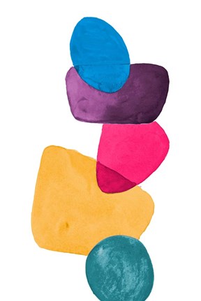 Framed Colorful Head Over Heels Print