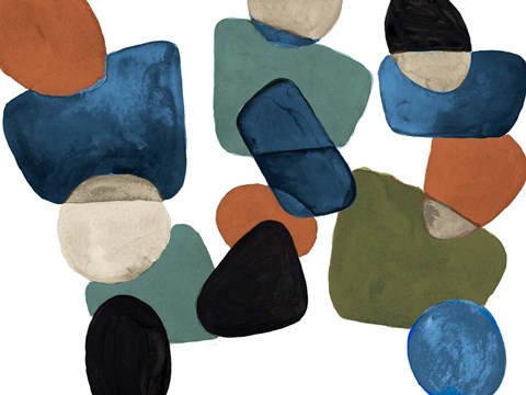 Framed Head Over Heels Abstract Print