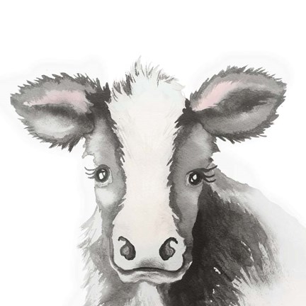 Framed Calf Love Print