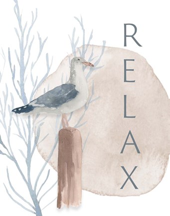 Framed Seabird Relax Print