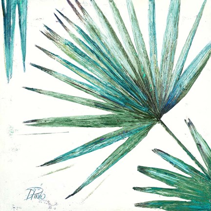 Framed Organic with Blues II Print