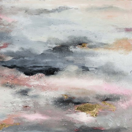 Framed Blush In The Dark (Square) Print