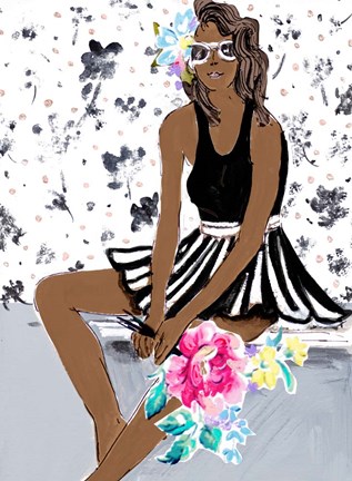 Framed Pop Girl Print