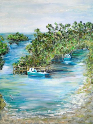 Framed Florida Scene Print