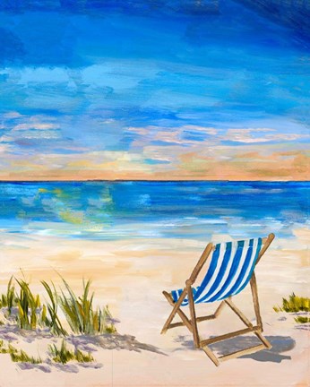 Framed Sling Back Summer II Print