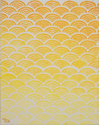 Framed Sun Pattern Print