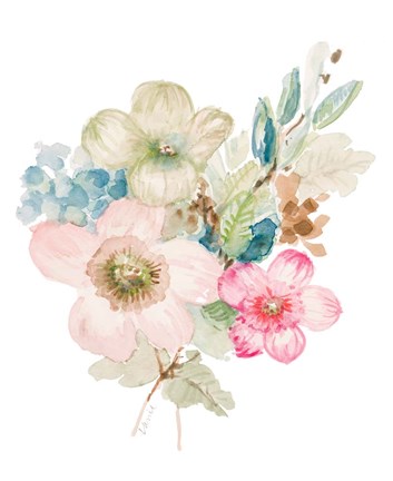 Framed Fragrant Bouquet Print