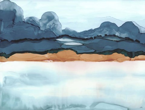 Framed Ink Land Print