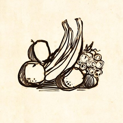 Framed Fruit At Rest Print