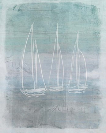 Framed Regatta Memory I Print