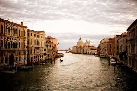 Framed Venetian Canals I Print