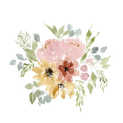 Framed Gwen Bouquet II Print