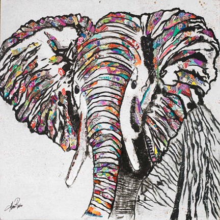 Framed Serengeti Plains II Print