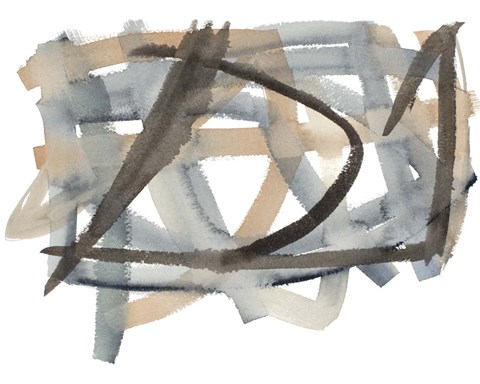 Framed Lost Trails I Print