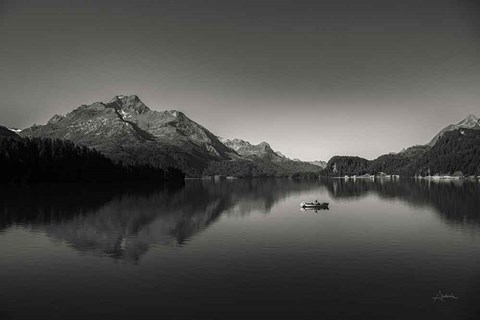 Framed Solo Fishing Print