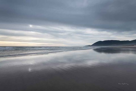 Framed Nehalem Beach Oregon Print