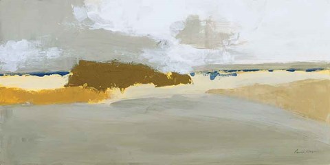 Framed Modern Gold Print