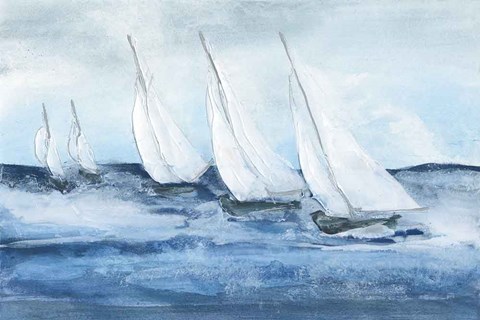 Framed Group Sail IV Print