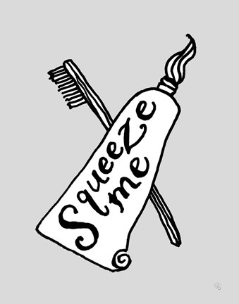 Framed Squeeze Me Print