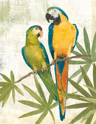 Framed Birds of a Feather III Crop Print