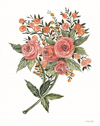 Framed Botanical Ranunculus Print