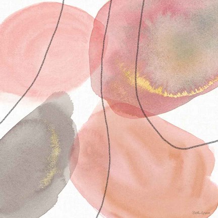 Framed Petal Passion XII Soft Boho Print