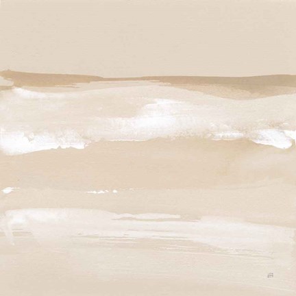 Framed Neutral Slate I Print