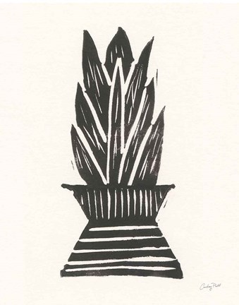 Framed Planted V Print