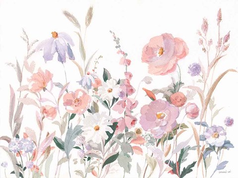 Framed Boho Wildflowers Print