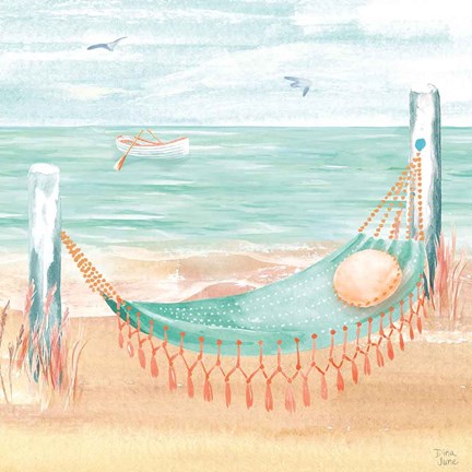 Framed Ocean Breeze VI Print