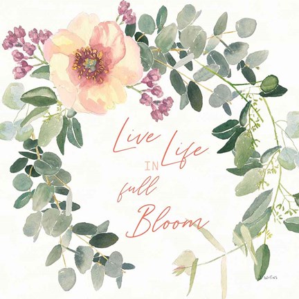 Framed Boho Bouquet  XII Print