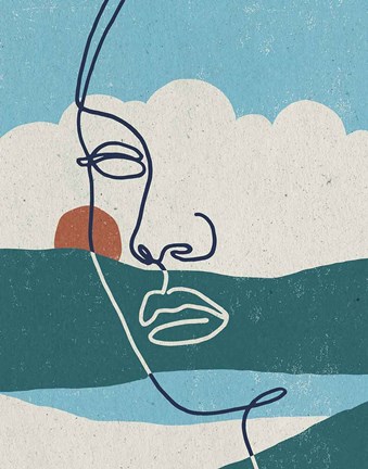 Framed Mykonos II Print