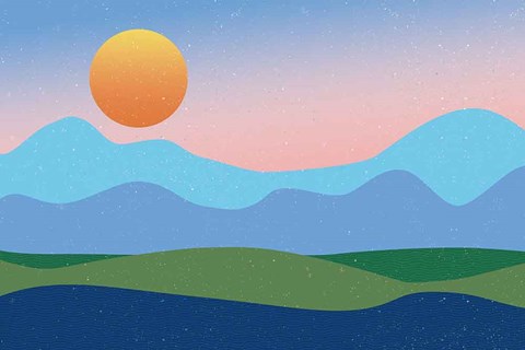 Framed Mountaintop No Words Print