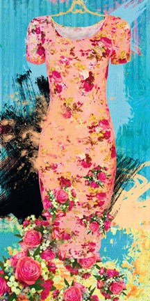 Framed June Stroll on the Pier Print