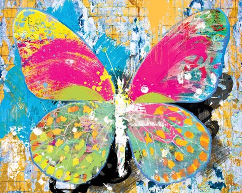 Framed Subway Monarch Print