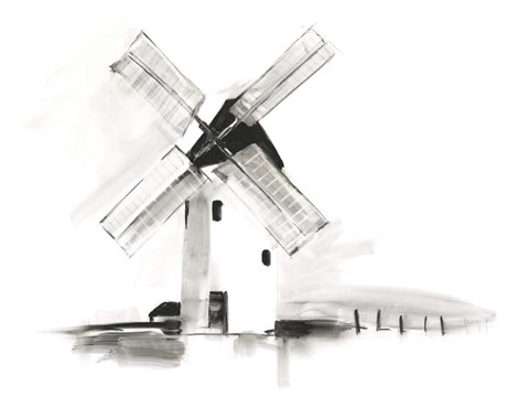 Framed European Farm Collection IV Print