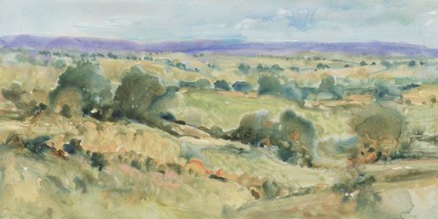 Framed Soft Lavender Sky I Print