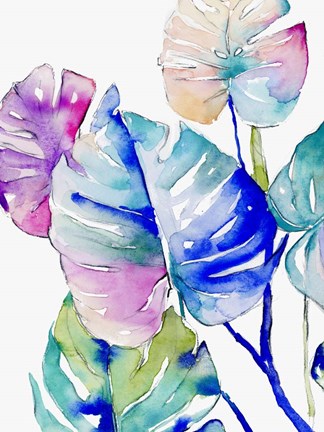 Framed Prism Palms I Print