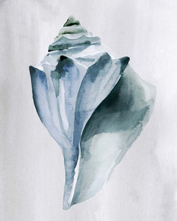 Framed Soft Ocean Gems I Print