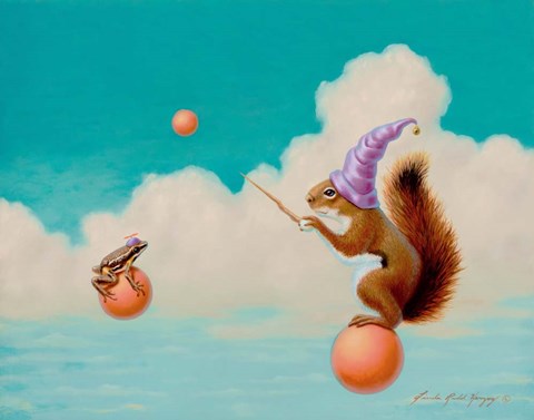 Framed Little Wizard Print