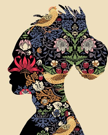 Framed Afro Man Print