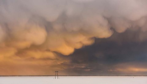 Framed Sunset Clouds Print