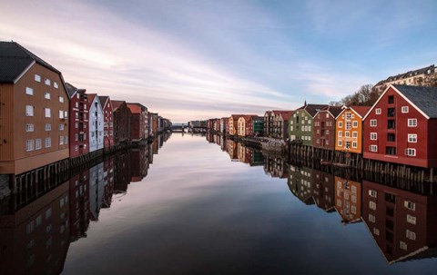 Framed Trondheim, Norway Print