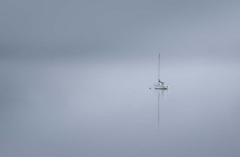 Framed Lonesome Boatman Print