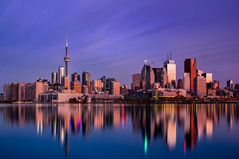 Framed Toronto Sunrise Print
