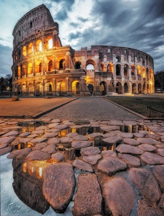 Framed Colosseum Print