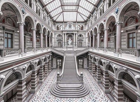 Framed Justizpalast, Vienna Print