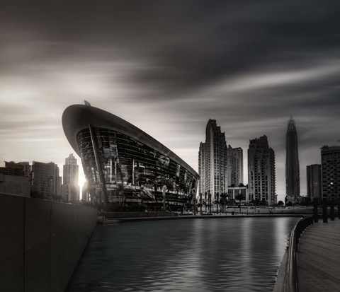 Framed Dubai Opera, Dubai, UAE Print