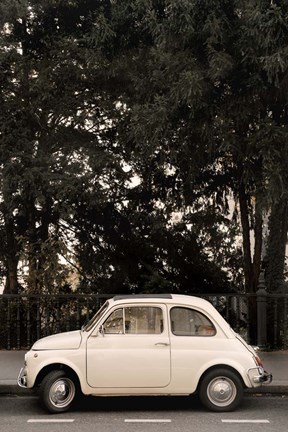 Framed Little Car in Paris Print