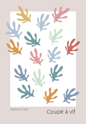 Framed Summer Cut Out Print